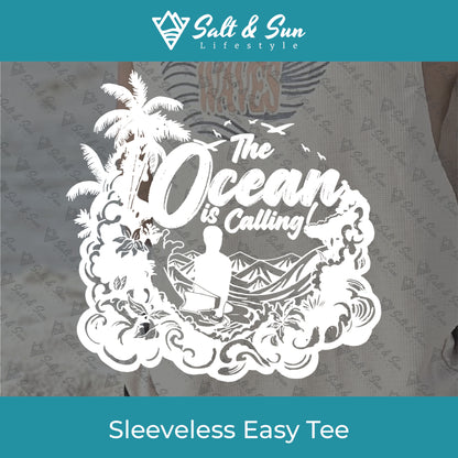 Salt & Sun Sleeveless Easy Tee | The Ocean is Calling!